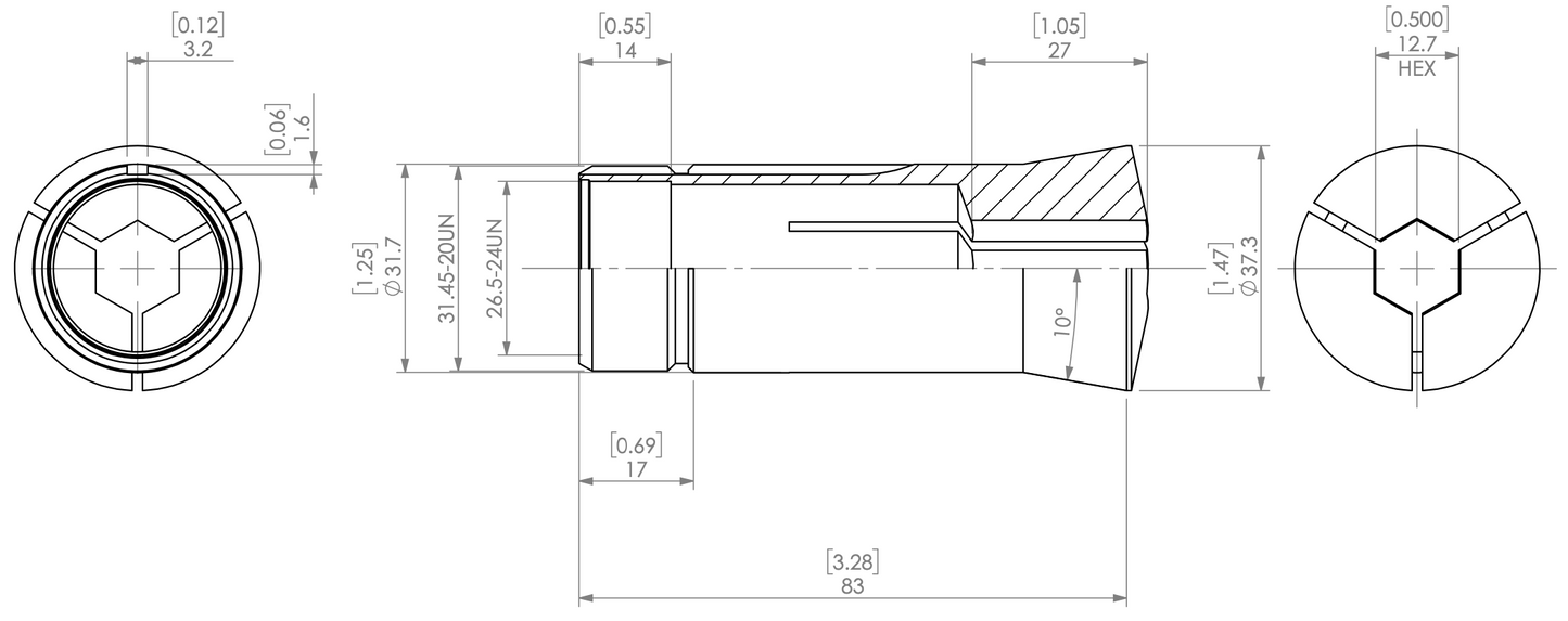 5C COLLET 530-032