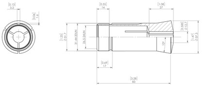 5C ROUND COLLET 500-032